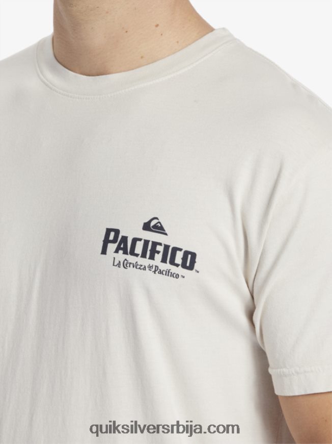мушкарци Quiksilver x Pacifico мајица са сликовитим вибрацијама камен Z824VN9