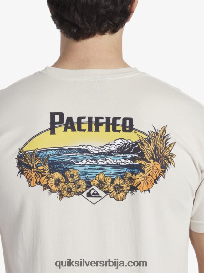 мушкарци Quiksilver x Pacifico мајица са сликовитим вибрацијама камен Z824VN9