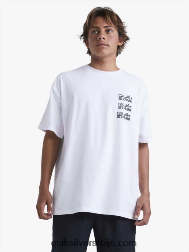 мушкарци Quiksilver x Stab мајица бео Z824VN1668
