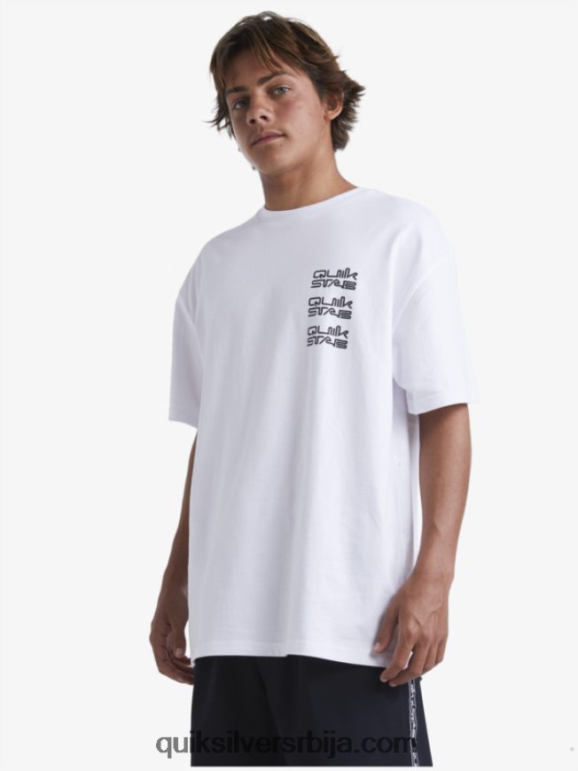 мушкарци Quiksilver x Stab мајица бео Z824VN1668