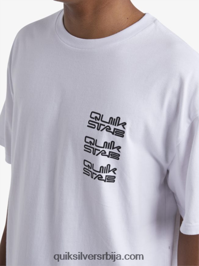 мушкарци Quiksilver x Stab мајица бео Z824VN1668