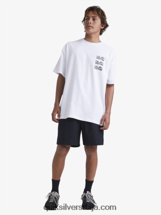 мушкарци Quiksilver x Stab мајица бео Z824VN1668