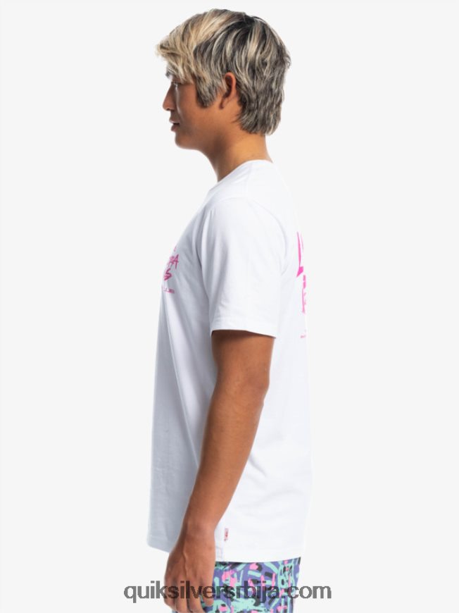 мушкарци Quiksilver x Stranger ствари ленора мајица бео Z824VN1839