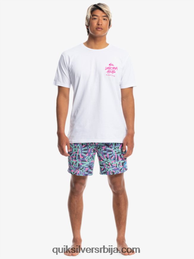 мушкарци Quiksilver x Stranger ствари ленора мајица бео Z824VN1839