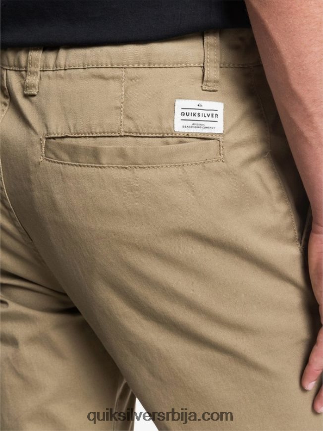 мушкарци Quiksilver свакодневне унион цхино панталоне са џеповима елмвоод Z824VN1159