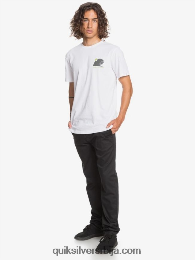мушкарци Quiksilver свакодневне унион цхино панталоне са џеповима црн Z824VN1160