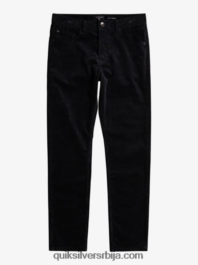 мушкарци Quiksilver сомотне панталоне од кракера црн Z824VN1546