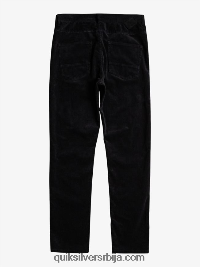 мушкарци Quiksilver сомотне панталоне од кракера црн Z824VN1546