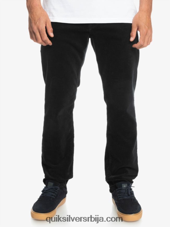 мушкарци Quiksilver сомотне панталоне од кракера црн Z824VN1546