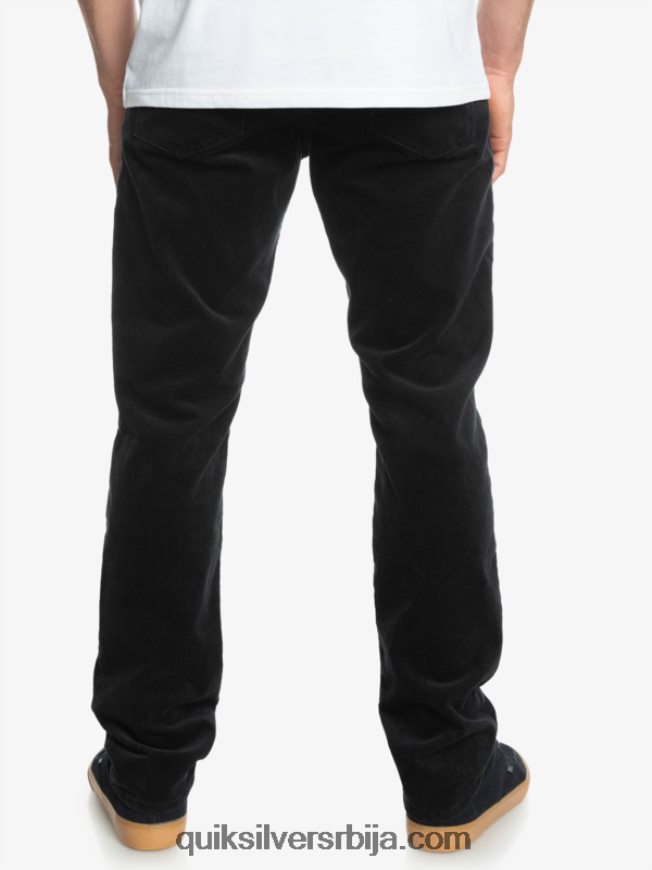 мушкарци Quiksilver сомотне панталоне од кракера црн Z824VN1546
