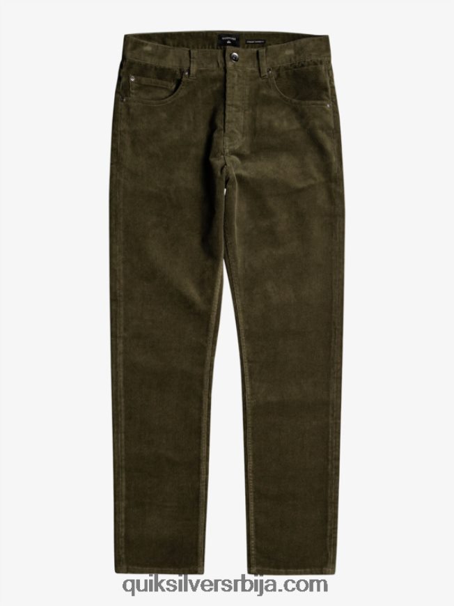 мушкарци Quiksilver сомотне панталоне од кракера лист грожђа Z824VN1549
