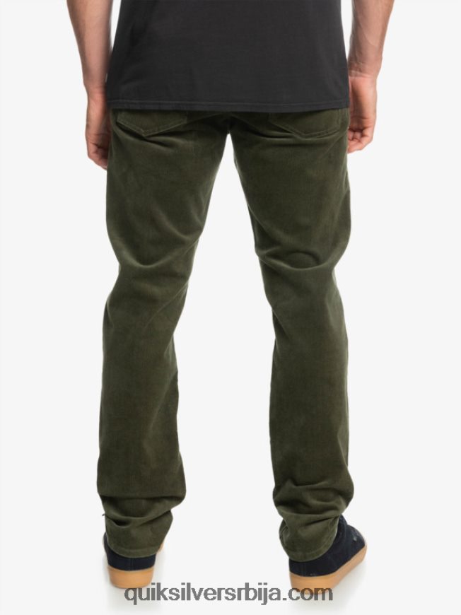 мушкарци Quiksilver сомотне панталоне од кракера лист грожђа Z824VN1549