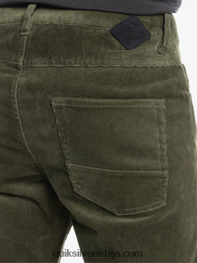 мушкарци Quiksilver сомотне панталоне од кракера лист грожђа Z824VN1549