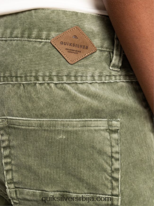 мушкарци Quiksilver Крацкер сумотне панталоне равног кроја детелина са четири листа Z824VN1607