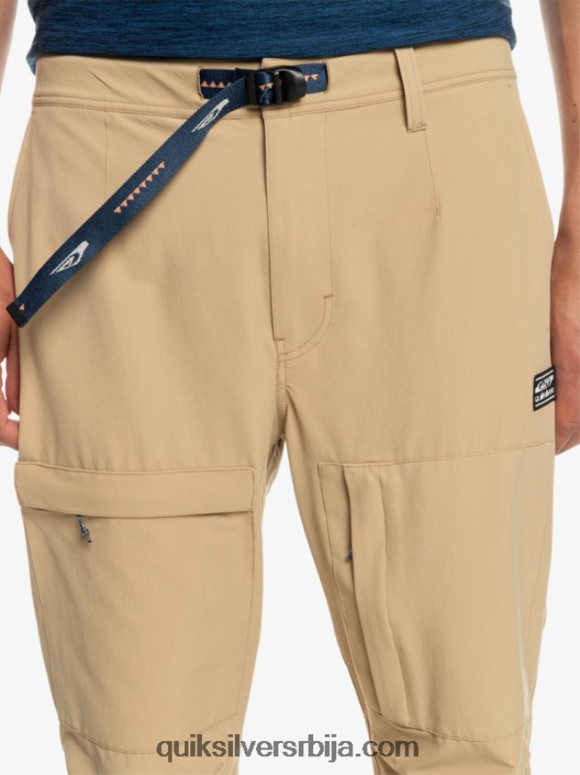 мушкарци Quiksilver карго панталоне на морском дну танин Z824VN1846