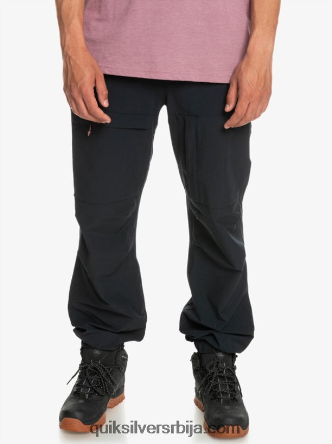 мушкарци Quiksilver карго панталоне на морском дну црн Z824VN1847