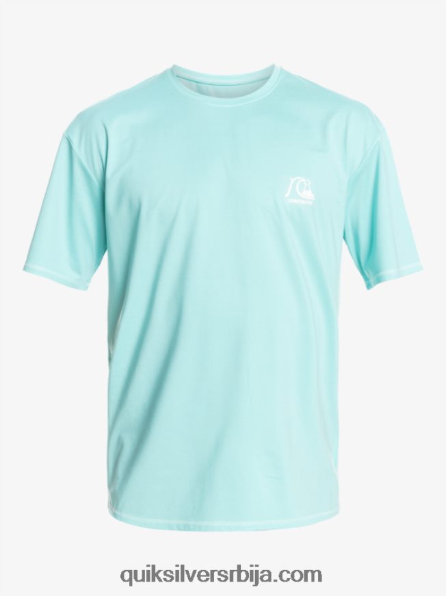 мушкарци Quiksilver Херитаге Хеатхер мајица кратких рукава упф 50 за сурфовање анђео плави вресак Z824VN1128