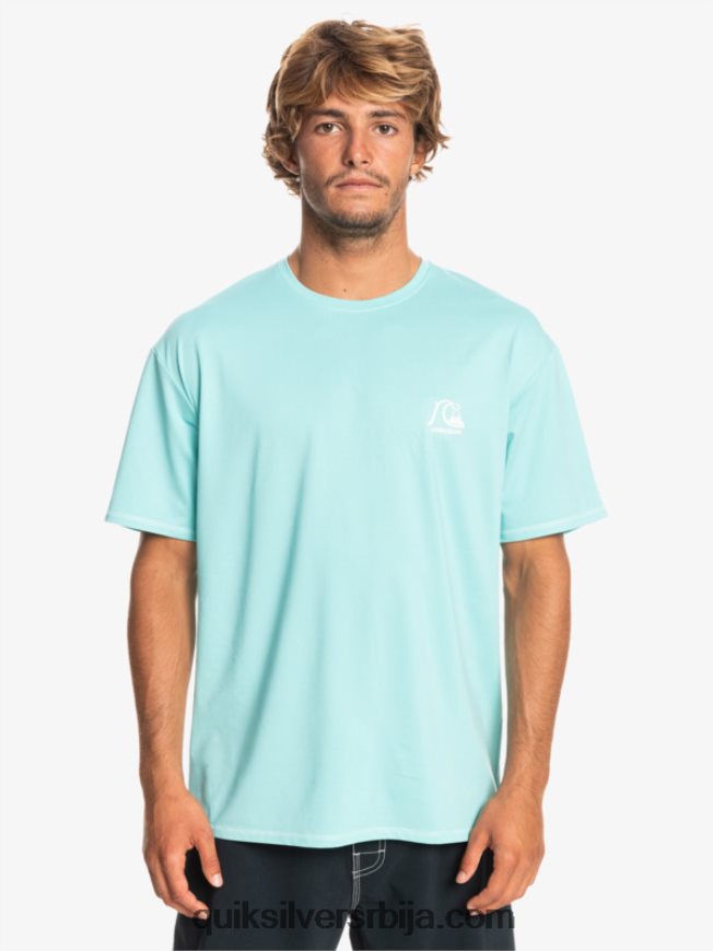 мушкарци Quiksilver Херитаге Хеатхер мајица кратких рукава упф 50 за сурфовање анђео плави вресак Z824VN1128