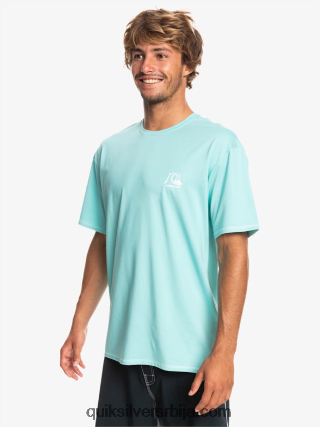 мушкарци Quiksilver Херитаге Хеатхер мајица кратких рукава упф 50 за сурфовање анђео плави вресак Z824VN1128