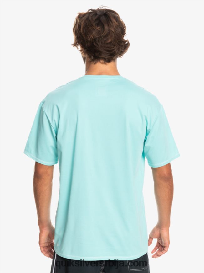 мушкарци Quiksilver Херитаге Хеатхер мајица кратких рукава упф 50 за сурфовање анђео плави вресак Z824VN1128