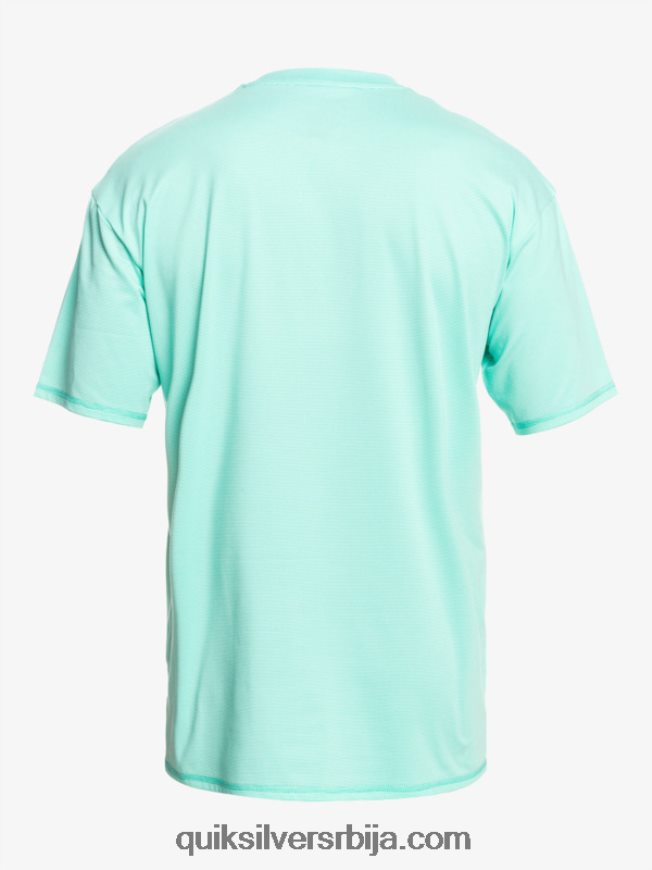 мушкарци Quiksilver Херитаге Хеатхер мајица кратких рукава упф 50 за сурфовање базен зелени вријесак Z824VN1133