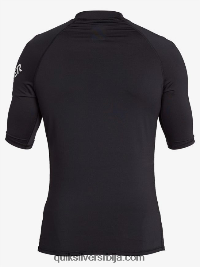 мушкарци Quiksilver Алл тиме схорт слееве упф 50 расхгуард црн Z824VN1261
