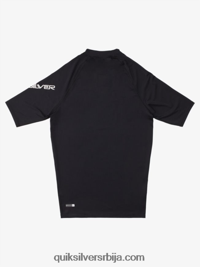 мушкарци Quiksilver Алл тиме схорт слееве упф 50 расхгуард црн Z824VN1265
