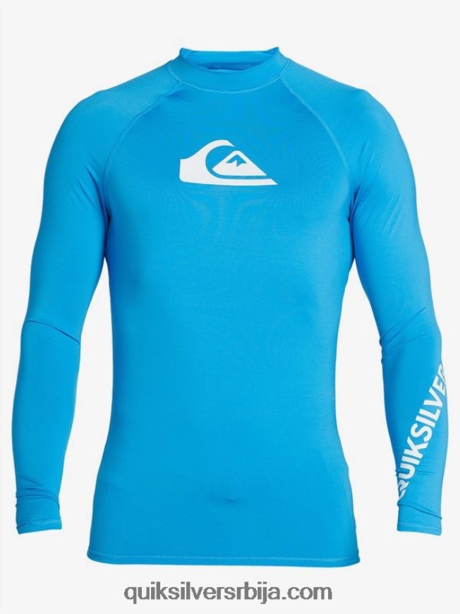 мушкарци Quiksilver Алл тиме лонг слееве упф 50 расхгуард блитхе Z824VN1431
