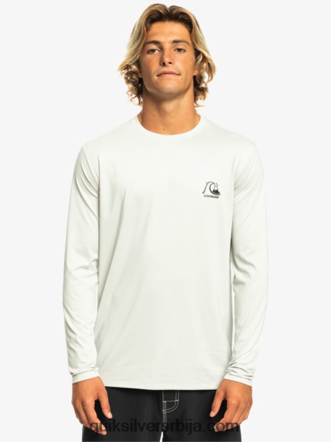 мушкарци Quiksilver Херитаге хеатхер мајица са дугим рукавима упф 50 сивољубичасти вријесак Z824VN1469