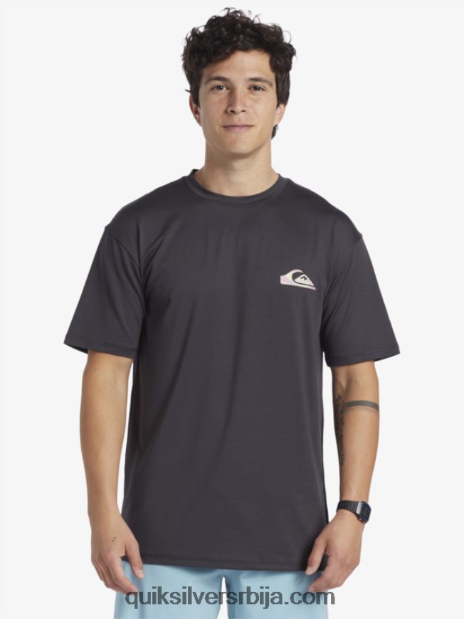 мушкарци Quiksilver мик сессион упф 50 мајица кратких рукава за сурфовање тармац Z824VN316