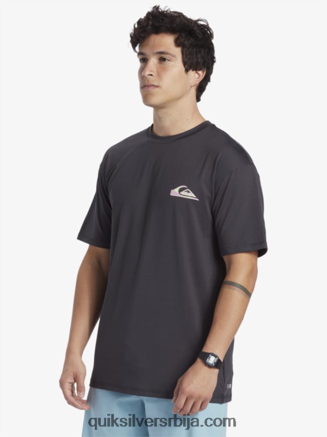 мушкарци Quiksilver мик сессион упф 50 мајица кратких рукава за сурфовање тармац Z824VN316