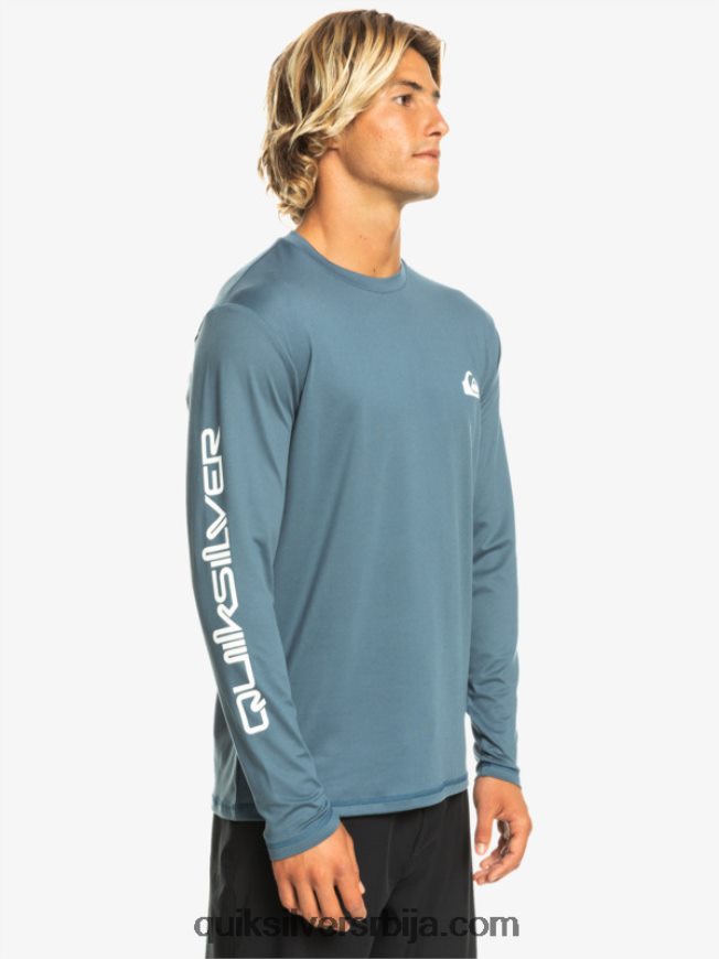 мушкарци Quiksilver омни сессион мајица дугих рукава упф 50 за сурфовање берингово море Z824VN402