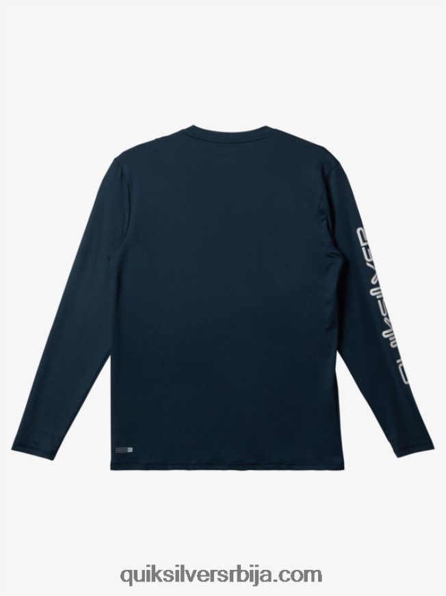 мушкарци Quiksilver омни сессион мајица дугих рукава упф 50 за сурфовање поноћна морнарица Z824VN405