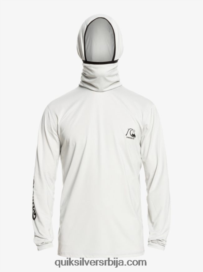 мушкарци Quiksilver херитаге упф 50 мајица дугих рукава за сурфовање сивољубичасти вријесак Z824VN418