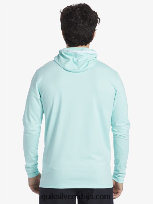 мушкарци Quiksilver херитаге упф 50 мајица дугих рукава за сурфовање небеско плави вријесак Z824VN419