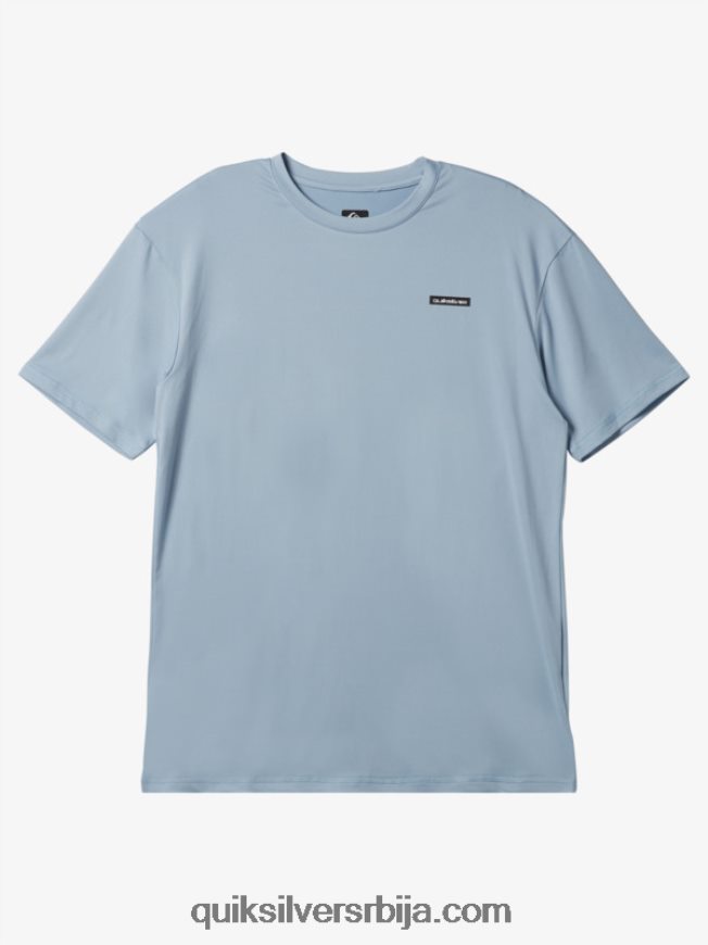 мушкарци Quiksilver омни сессион упф 50 мајица кратких рукава за сурфовање небеско плаветнило Z824VN540