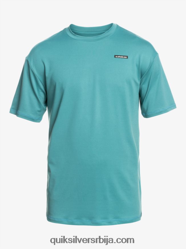 мушкарци Quiksilver омни сессион упф 50 мајица кратких рукава за сурфовање бриттани блуе Z824VN542