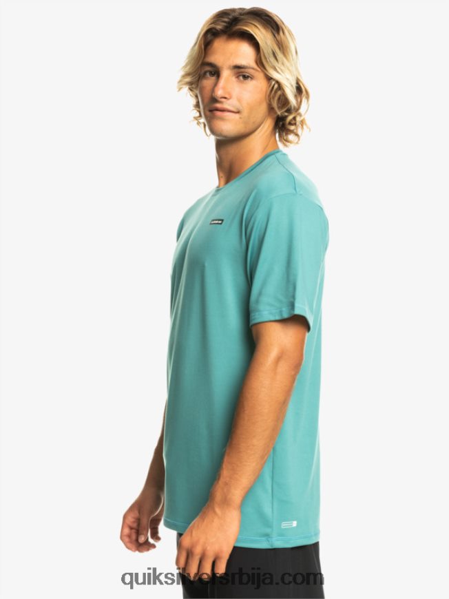 мушкарци Quiksilver омни сессион упф 50 мајица кратких рукава за сурфовање бриттани блуе Z824VN542