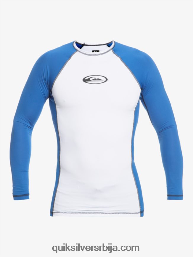 мушкарци Quiksilver сатурн заштита дугих рукава упф 50 расхгуард турско море Z824VN653