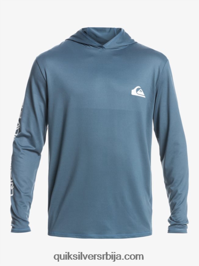 мушкарци Quiksilver омни сессион упф 50 мајица дугих рукава за сурфовање берингово море Z824VN770