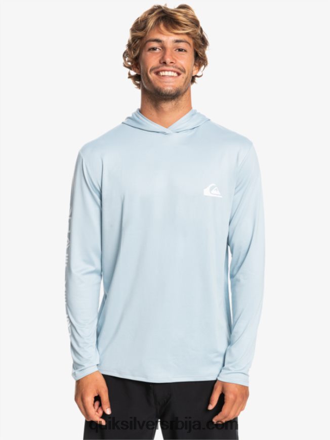 мушкарци Quiksilver омни сессион упф 50 мајица дугих рукава за сурфовање небеско плаветнило Z824VN771