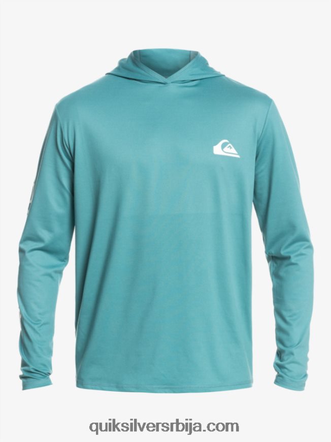 мушкарци Quiksilver омни сессион упф 50 мајица дугих рукава за сурфовање бриттани блуе Z824VN772