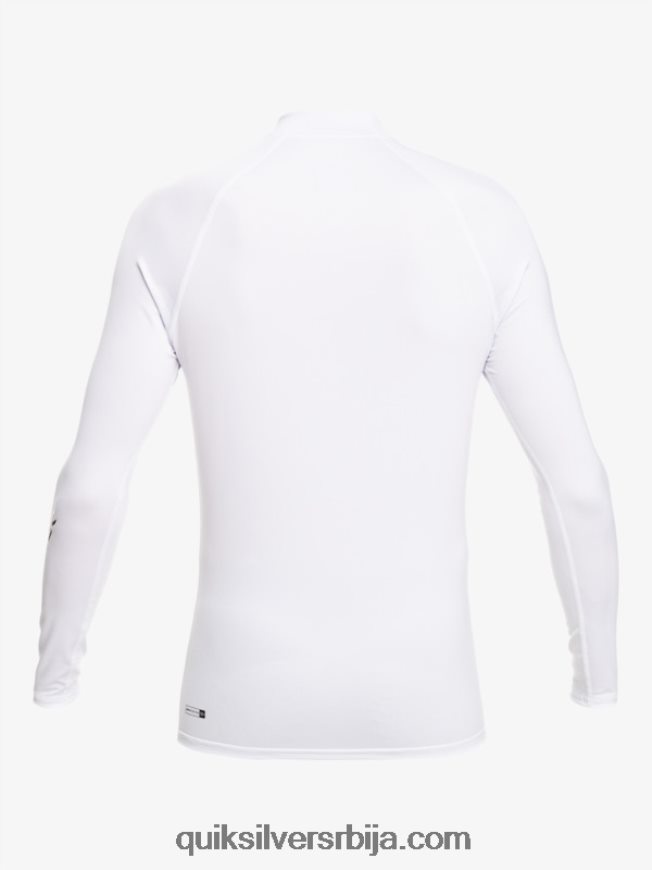 мушкарци Quiksilver Алл тиме лонг слееве упф 50 расхгуард бео Z824VN818