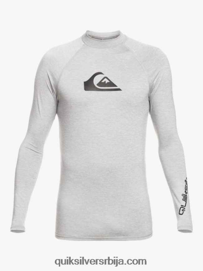 мушкарци Quiksilver Алл тиме лонг слееве упф 50 расхгуард сусњежица вријеска Z824VN819