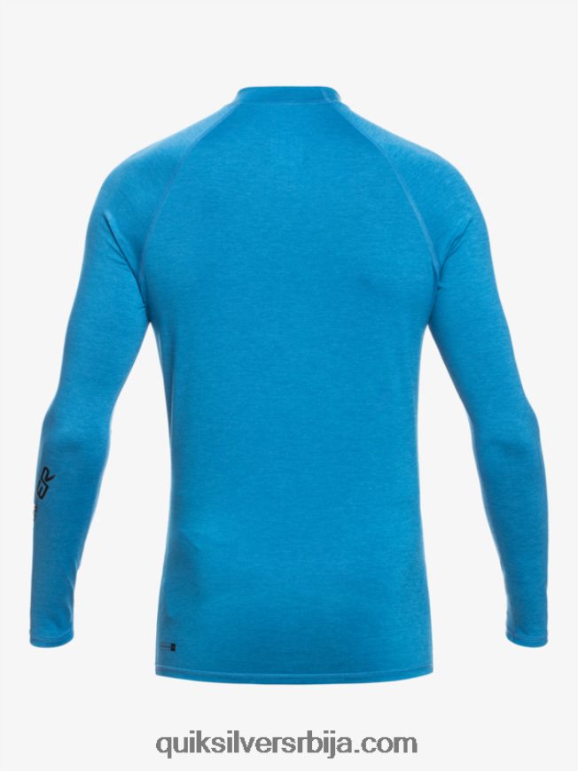 мушкарци Quiksilver Алл тиме лонг слееве упф 50 расхгуард валларта блуе хеатхер Z824VN823