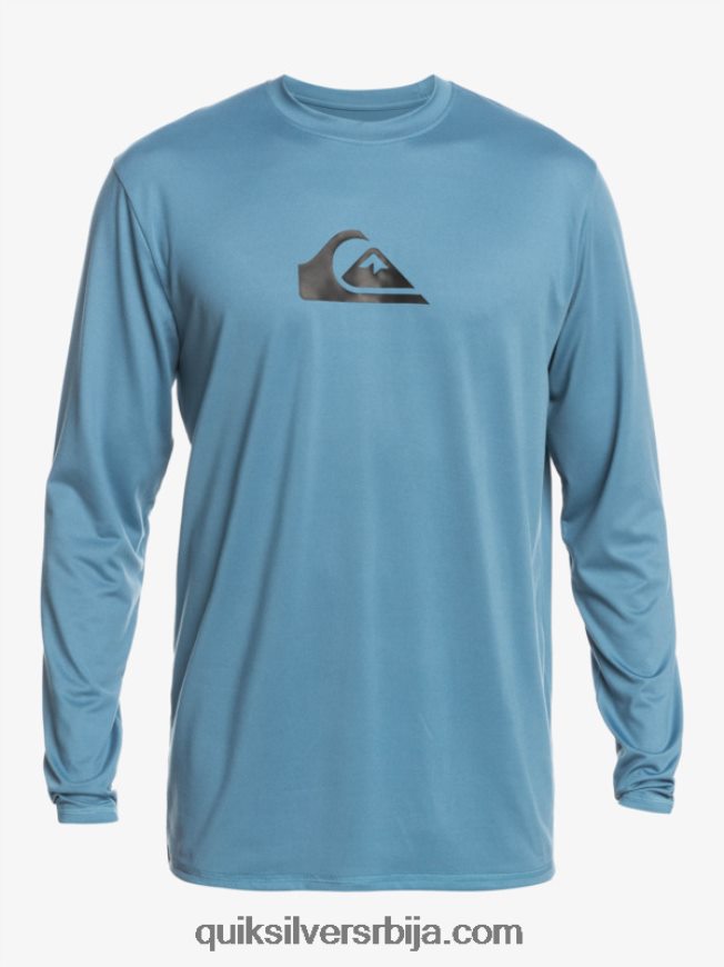 мушкарци Quiksilver чврста мајица дугих рукава упф 50 за сурфовање провансалски Z824VN847