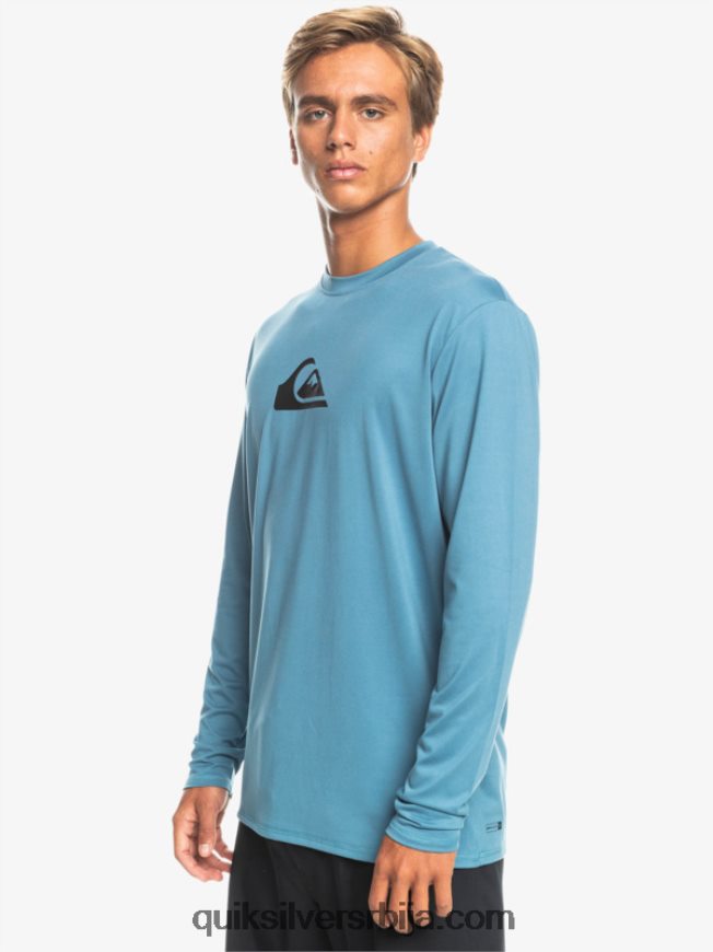 мушкарци Quiksilver чврста мајица дугих рукава упф 50 за сурфовање провансалски Z824VN847