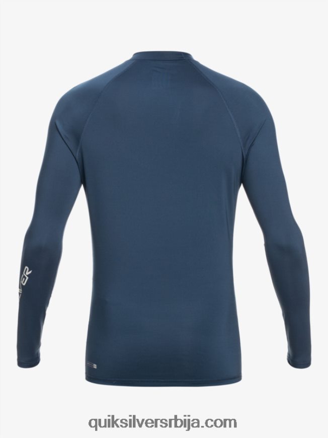 мушкарци Quiksilver Алл тиме лонг слееве упф 50 расхгуард инсигниа блуе Z824VN853