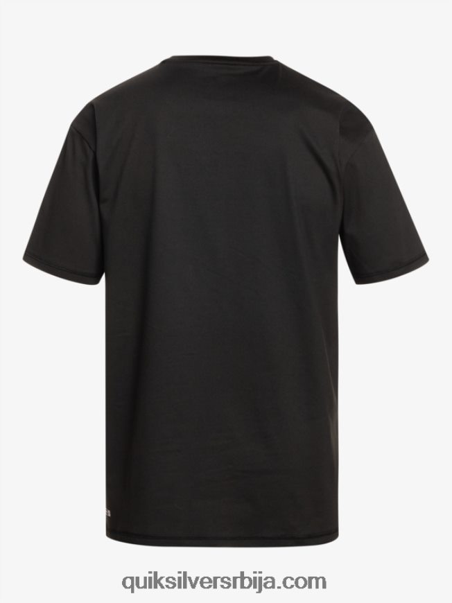 мушкарци Quiksilver чврста мајица кратких рукава упф 50 за сурфовање црн Z824VN882