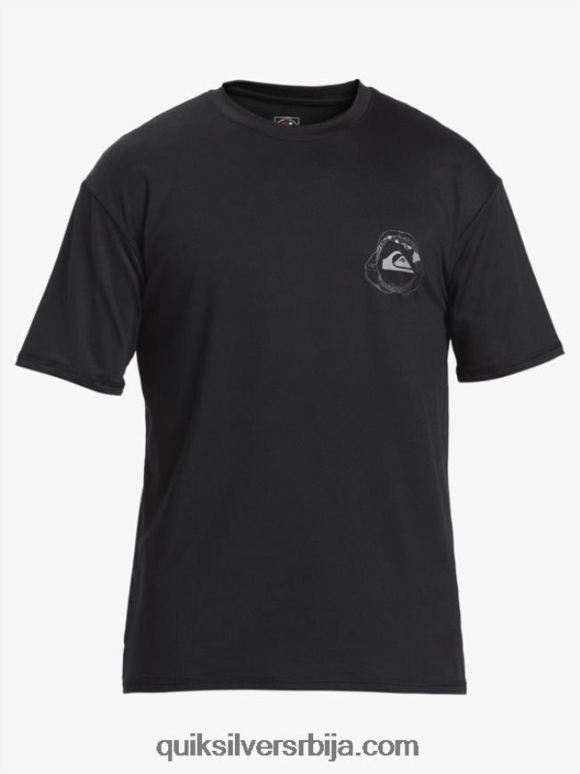 мушкарци Quiksilver Хаваии биг бите упф 50 мајица кратких рукава за сурфовање црн Z824VN883